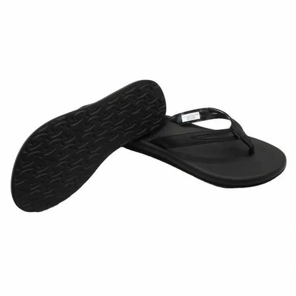 Flojos Women’s Flip Flop Black Tie-dye Multi Layer Arch Support Sandals Size 9 - Picture 2 of 6